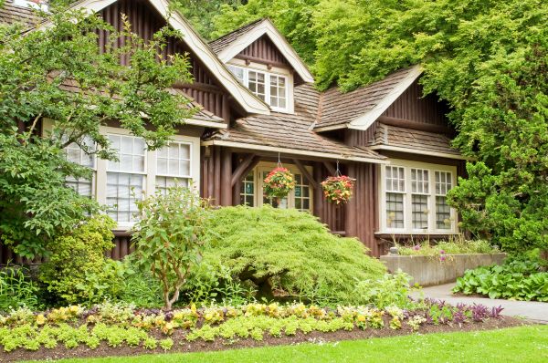 Log Home Landscaping in Georgetown